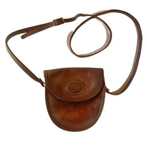 Michael Green Full Grain Leather Crossbody bag